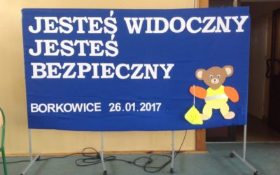 W Borkowicach o odblaskach