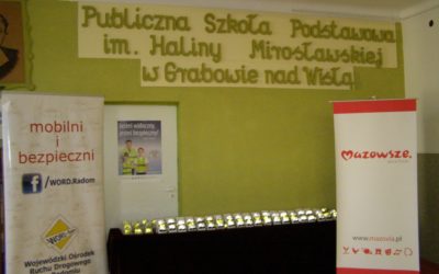 „Jesteś widoczny, jesteś bezpieczny” w Grabowie nad Wisłą.