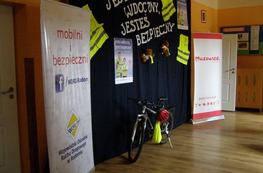 „Jesteś widoczny, jesteś bezpieczny” w Kozłowie.
