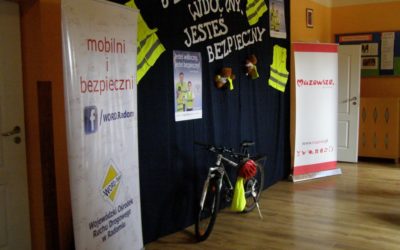 „Jesteś widoczny, jesteś bezpieczny” w Kozłowie.