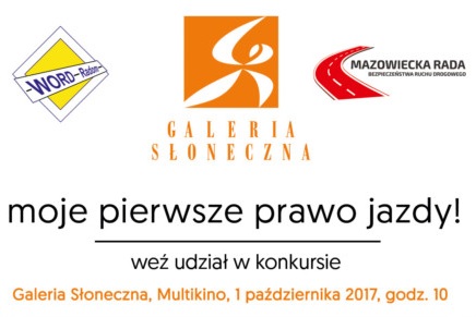 UWAGA KONKURS! – „MOJE PIERWSZE PRAWO JAZDY”