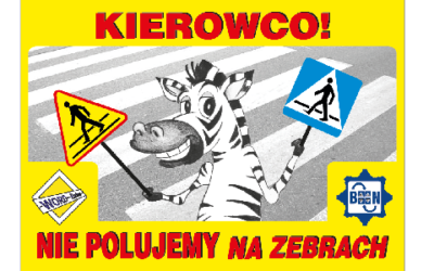Zapraszamy Ośrodki Szkolenia Kierowców do udziału w akcji „Kierowco! Nie polujemy na zebrach”