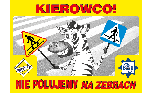 Zapraszamy Ośrodki Szkolenia Kierowców do udziału w akcji „Kierowco! Nie polujemy na zebrach”