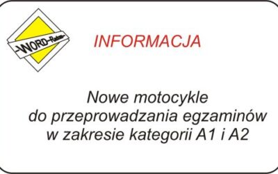 Nowe motocykle