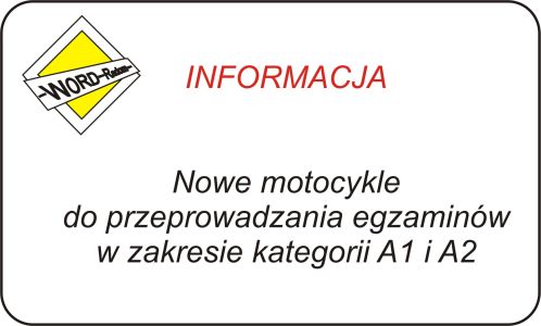 Nowe motocykle