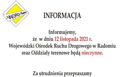 WORD nieczynny